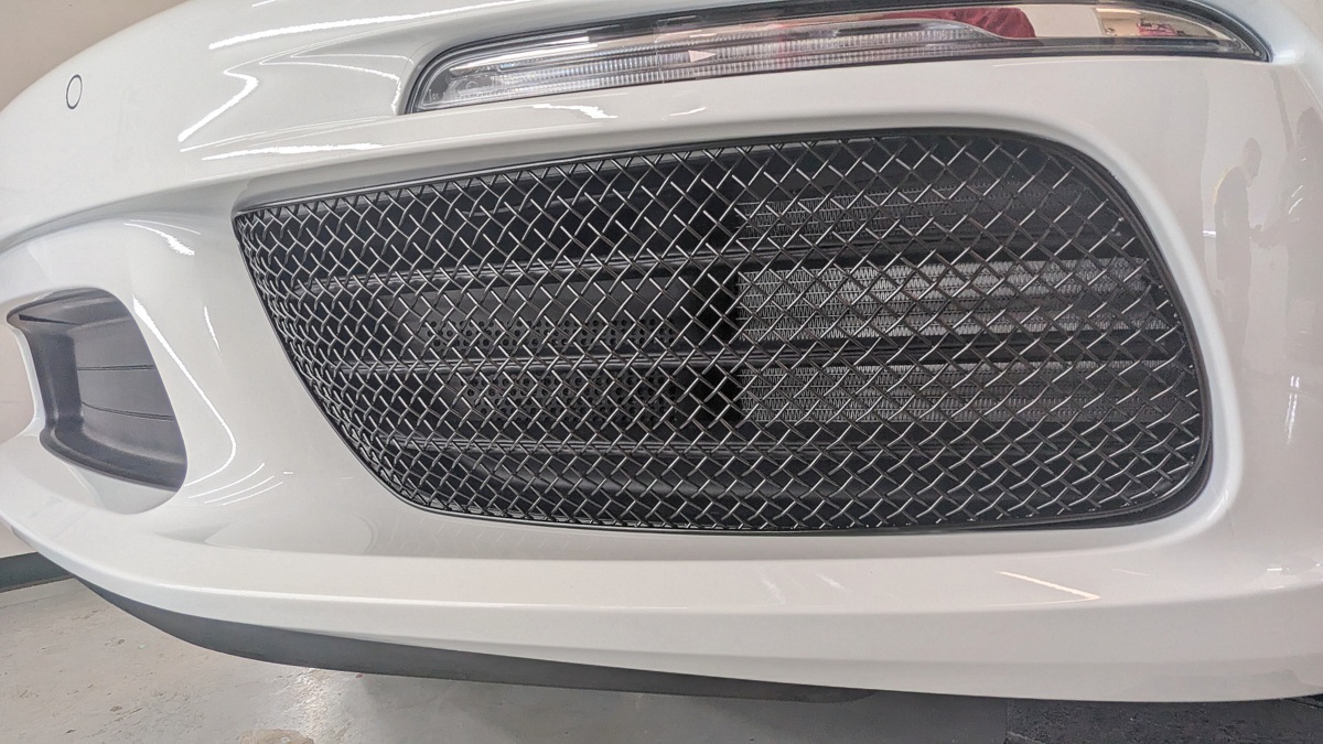 right front grille installed.