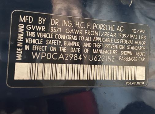 my car is sept 99 mfr. date which is 2.5 tip.