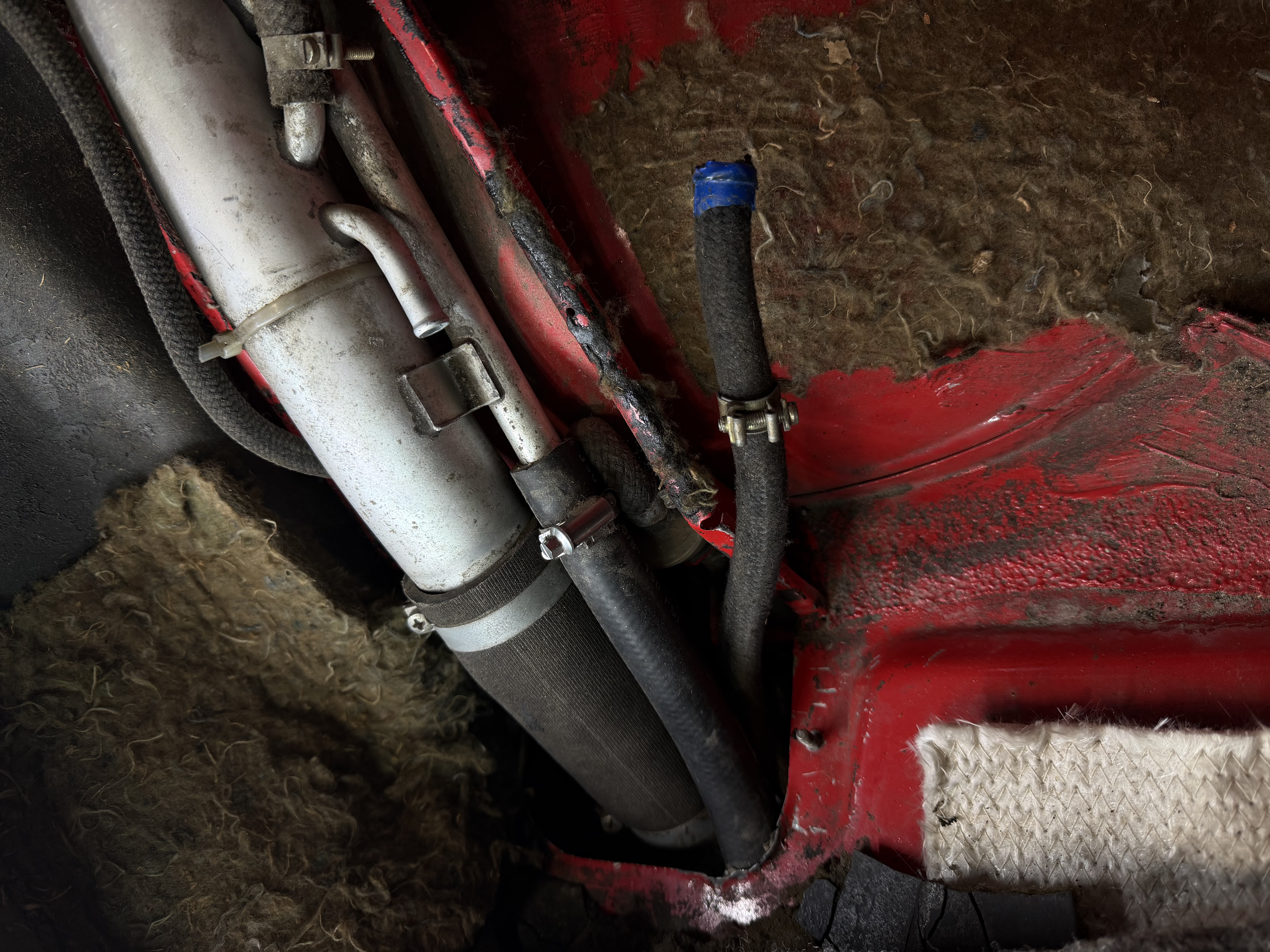 old one being taken apart