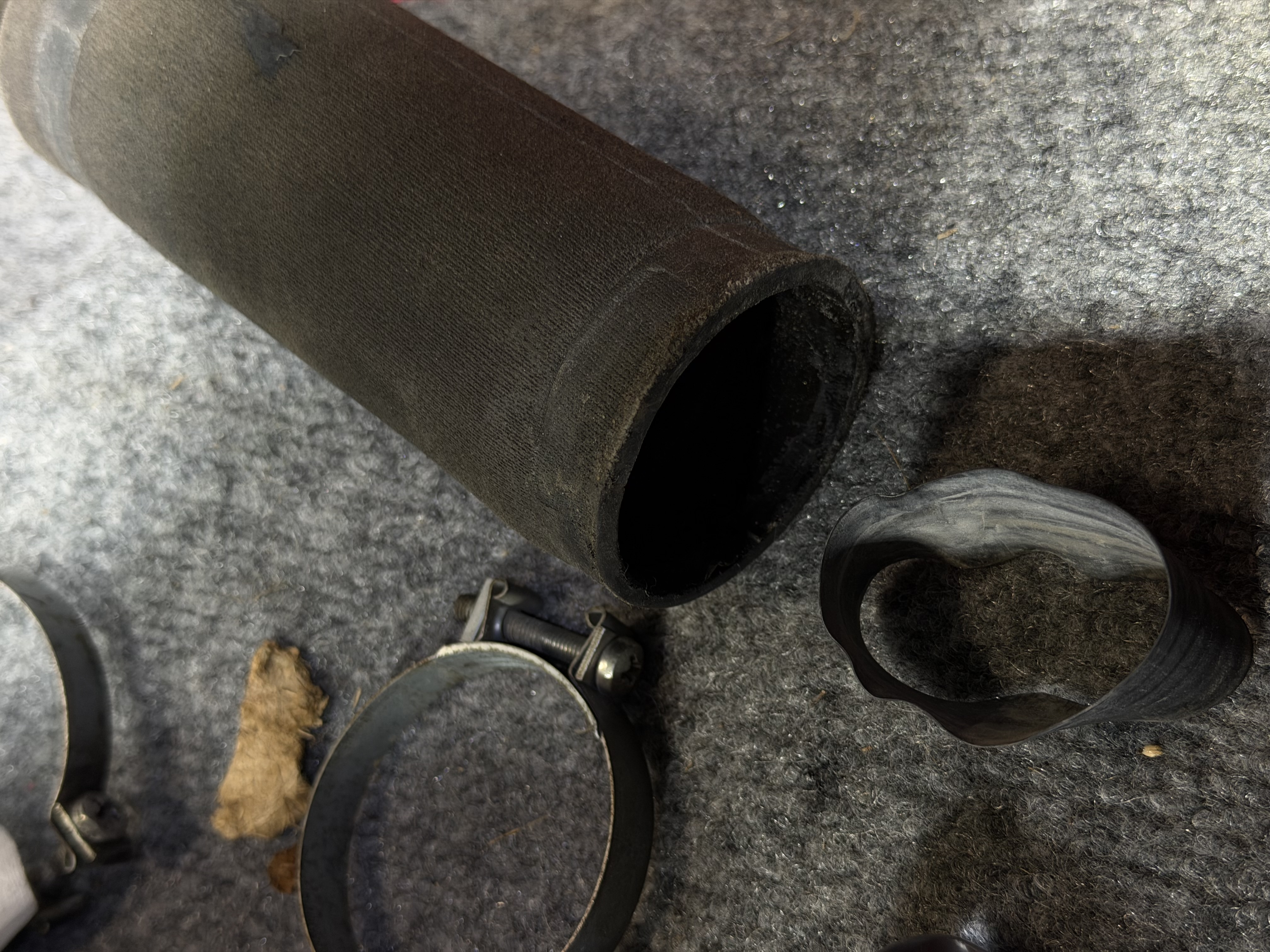 old set up with one sleeve gone