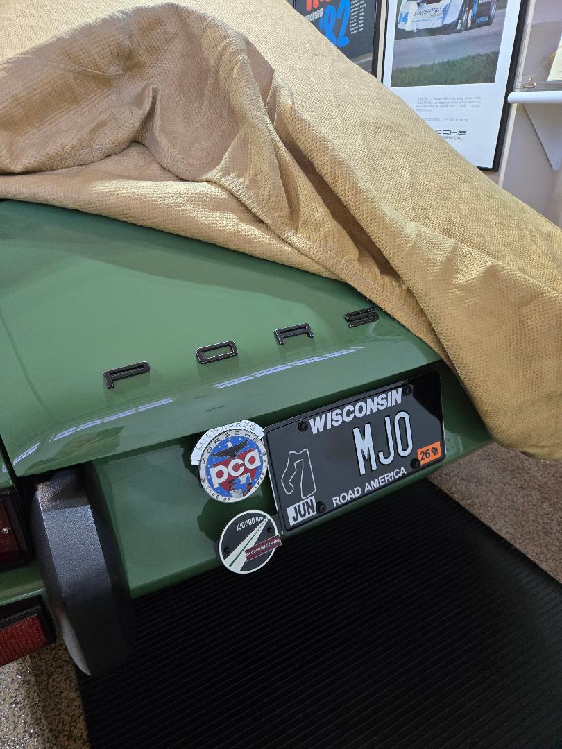 Porsche License Plate Badge Mount (Double)