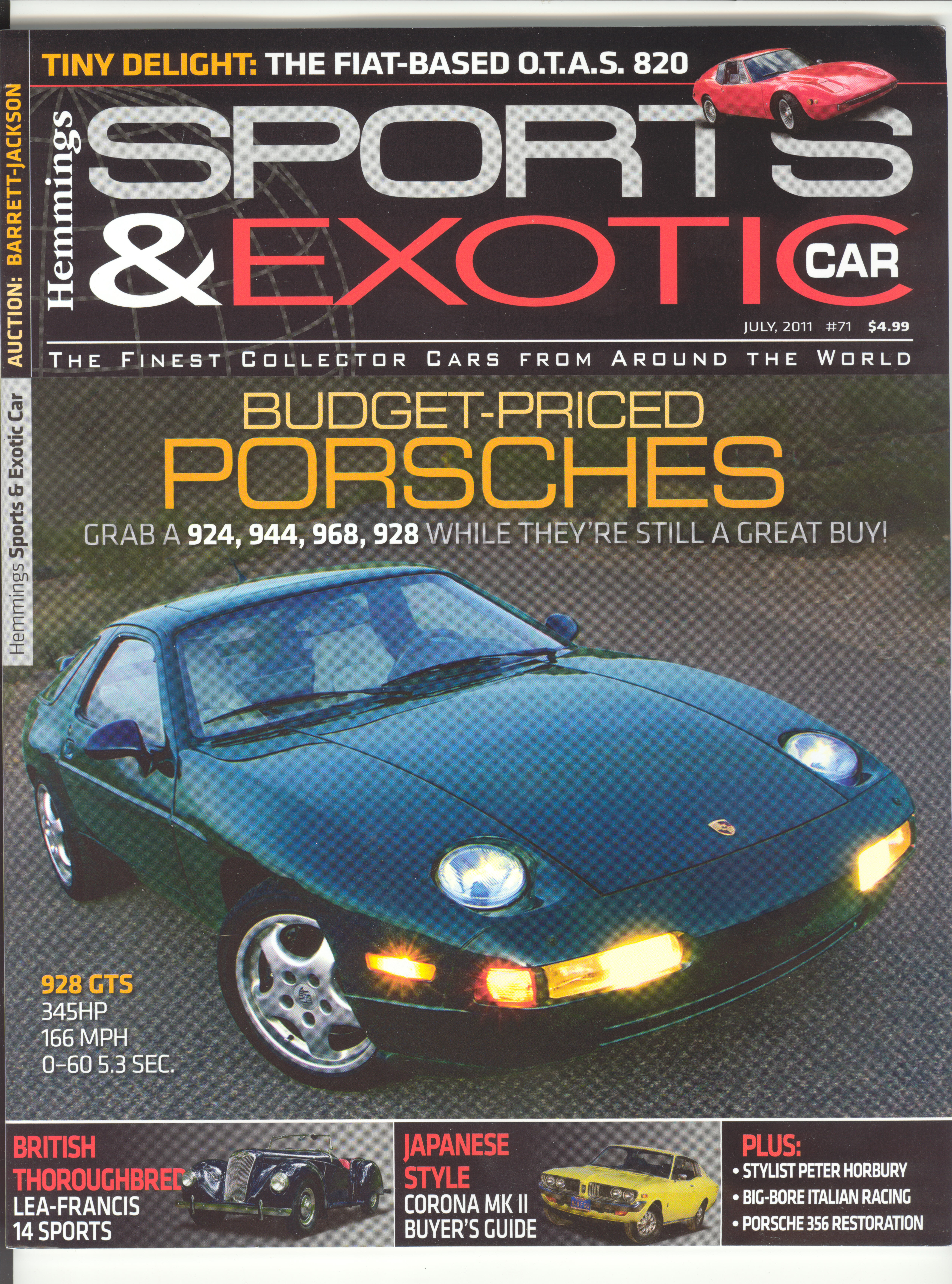 2011 July Sport & Exotic My 928 GTS Cover.jpg