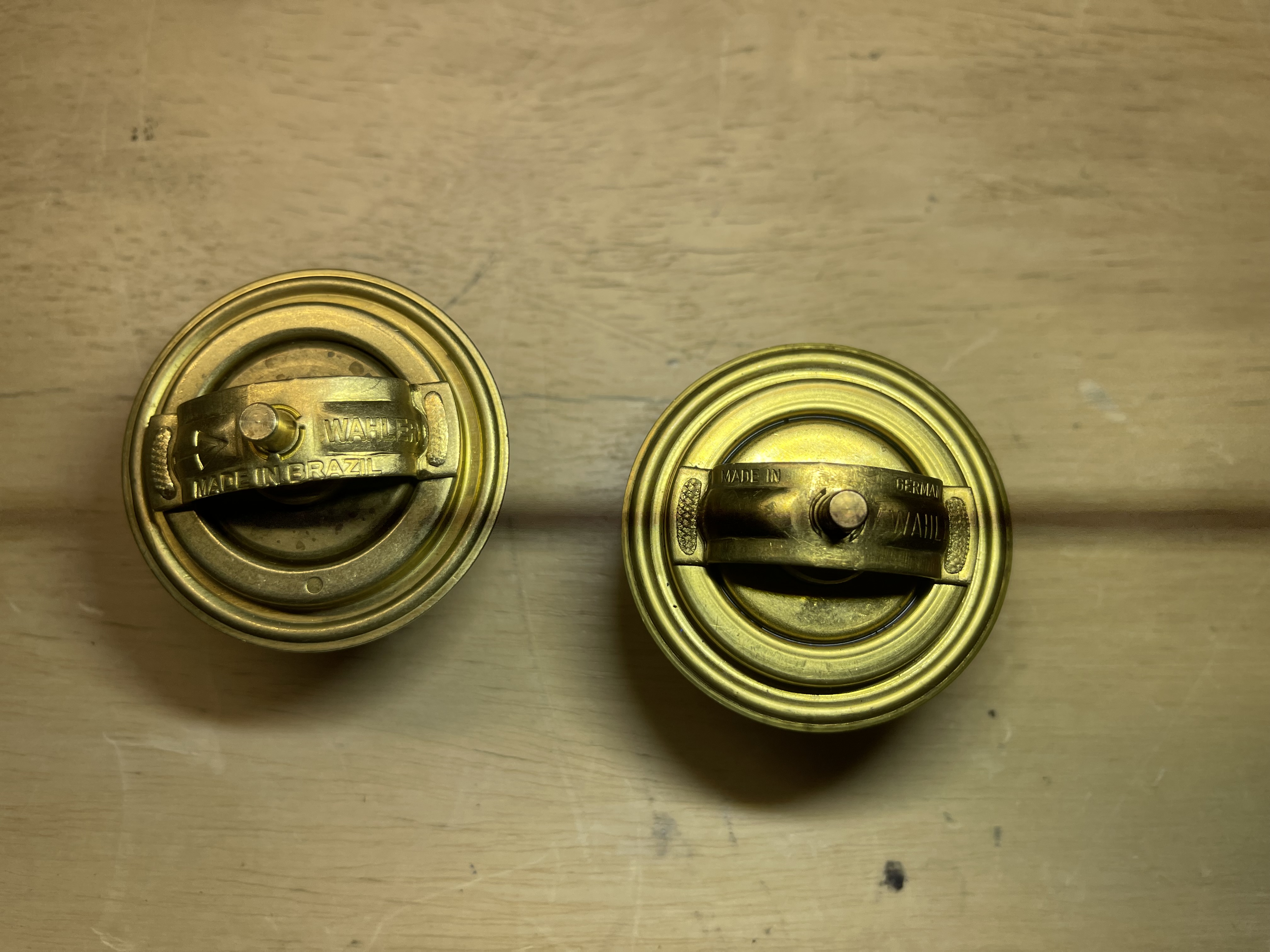 Aftermarket on the Left, Porsche Right